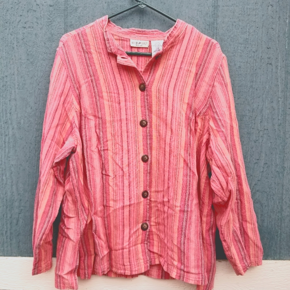 18/20 womens button up shirt